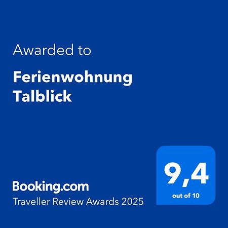 Ferienwohnung Talblick 플메스 외부 사진